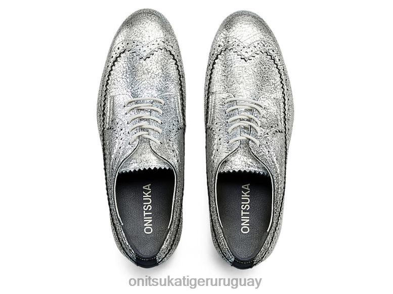 Onitsuka Tiger acento irlandés mujer J06BX566 plata zapatos