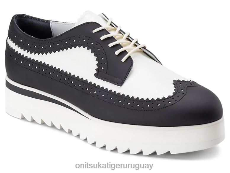 Onitsuka Tiger acento irlandés mujer J06BX577 blanco negro zapatos
