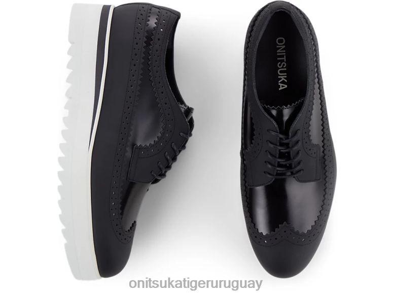 Onitsuka Tiger acento irlandés mujer J06BX578 negro zapatos