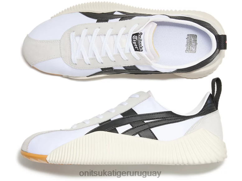 Onitsuka Tiger acromont unisexo J06BX240 blanco negro zapatos