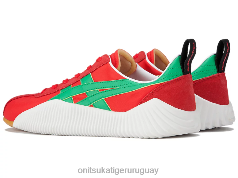 Onitsuka Tiger acromont unisexo J06BX241 rojo clásico/cilantro zapatos