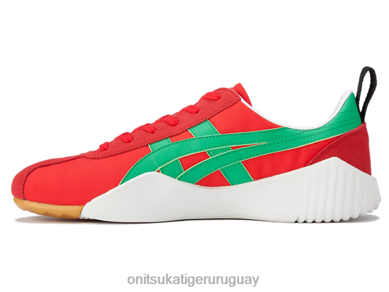 Onitsuka Tiger acromont unisexo J06BX241 rojo clásico/cilantro zapatos