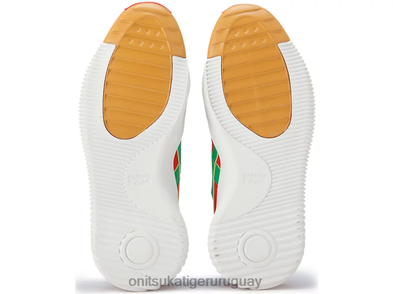 Onitsuka Tiger acromont unisexo J06BX241 rojo clásico/cilantro zapatos