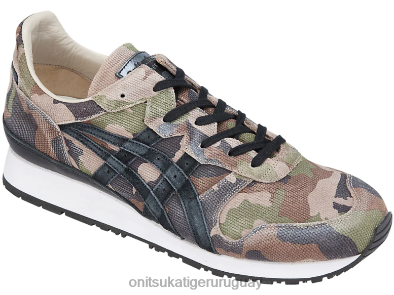 Onitsuka Tiger aliado de lujo unisexo J06BX137 verde cazador/negro zapatos