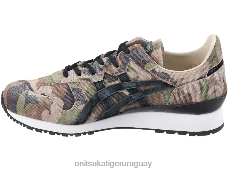 Onitsuka Tiger aliado de lujo unisexo J06BX137 verde cazador/negro zapatos