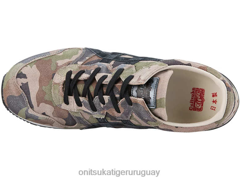 Onitsuka Tiger aliado de lujo unisexo J06BX137 verde cazador/negro zapatos