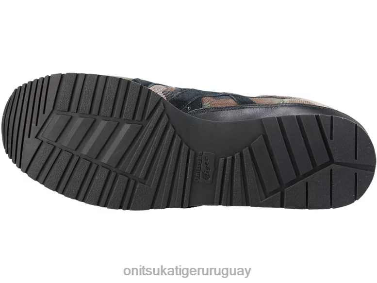 Onitsuka Tiger aliado de lujo unisexo J06BX137 verde cazador/negro zapatos