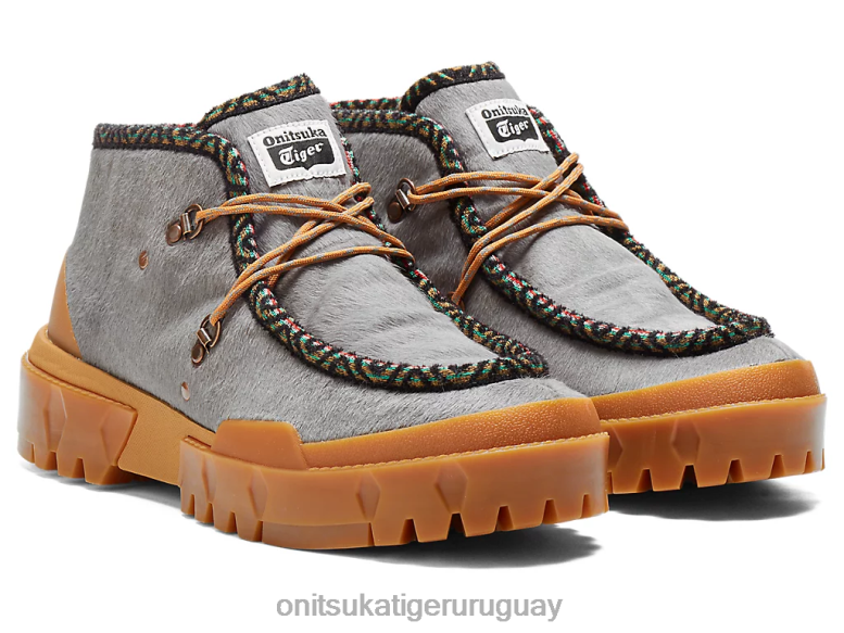 Onitsuka Tiger bota de pelo hmr pico unisexo J06BX167 campanario gris/castaño zapatos