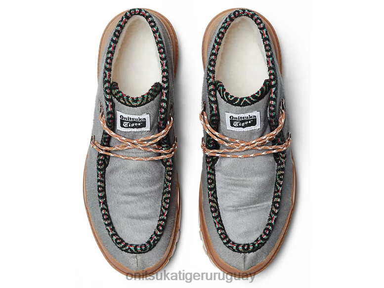 Onitsuka Tiger bota de pelo hmr pico unisexo J06BX167 campanario gris/castaño zapatos