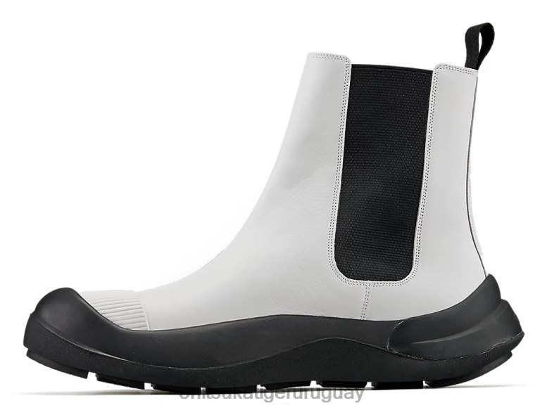 Onitsuka Tiger bota gore lateral wigurve unisexo J06BX15 blanco negro zapatos