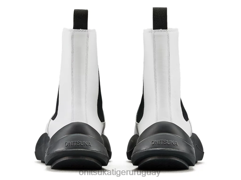 Onitsuka Tiger bota gore lateral wigurve unisexo J06BX15 blanco negro zapatos