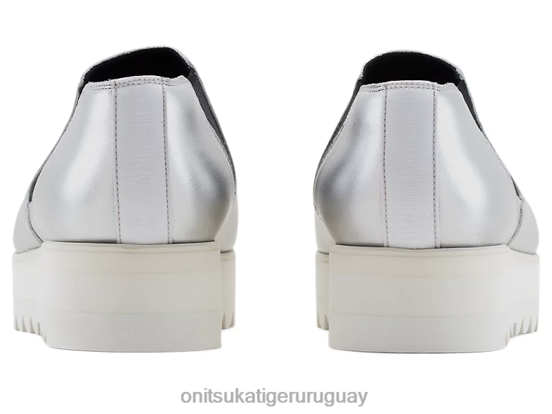 Onitsuka Tiger bota lateral gore lo mujer J06BX558 plata zapatos
