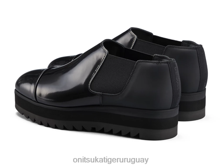 Onitsuka Tiger bota lateral gore lo mujer J06BX563 negro zapatos