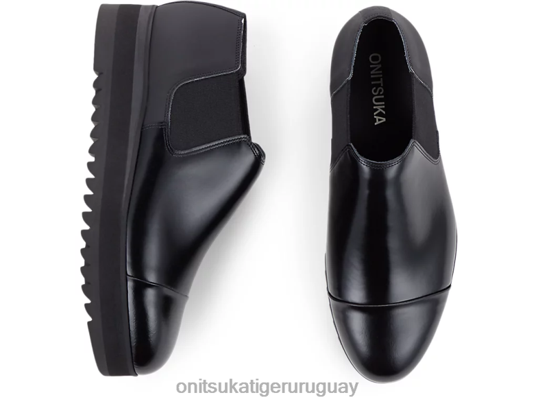 Onitsuka Tiger bota lateral gore lo mujer J06BX563 negro zapatos