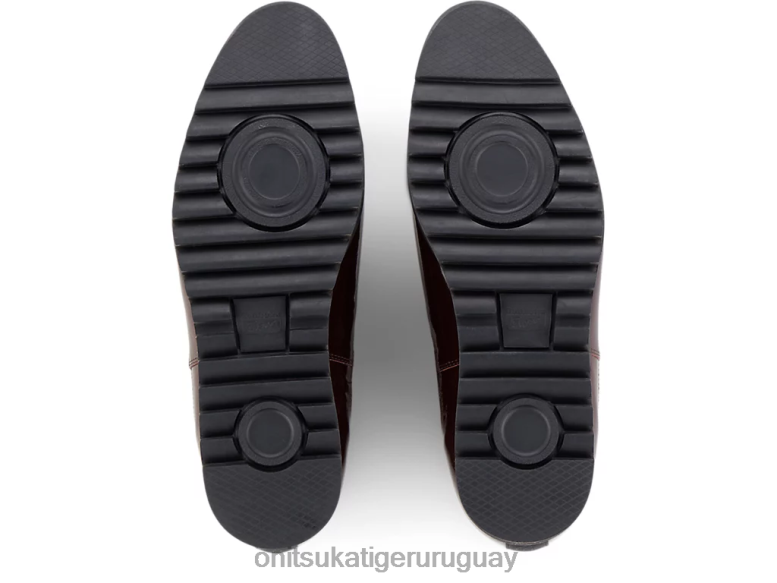 Onitsuka Tiger bota lateral gore lo mujer J06BX564 borgoña zapatos
