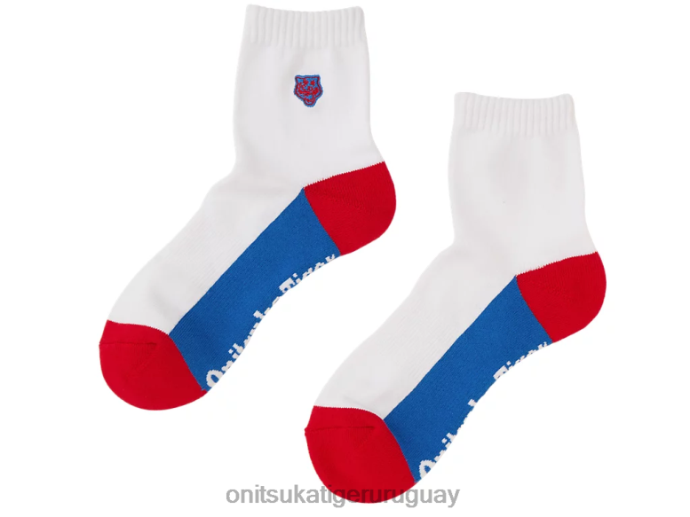 Onitsuka Tiger calcetines cortos unisexo J06BX513 blanco accesorios