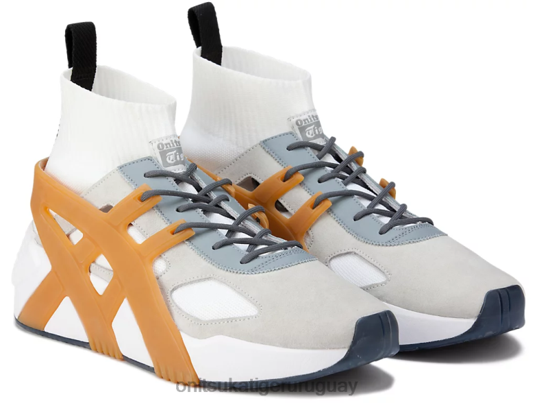 Onitsuka Tiger calcetines deportivos 20 con logo grande unisexo J06BX244 gris glaciar/presidio tostado zapatos