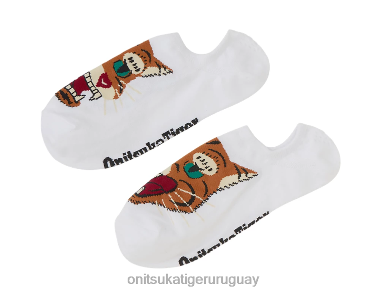 Onitsuka Tiger calcetines invisibles unisexo J06BX487 blanco accesorios