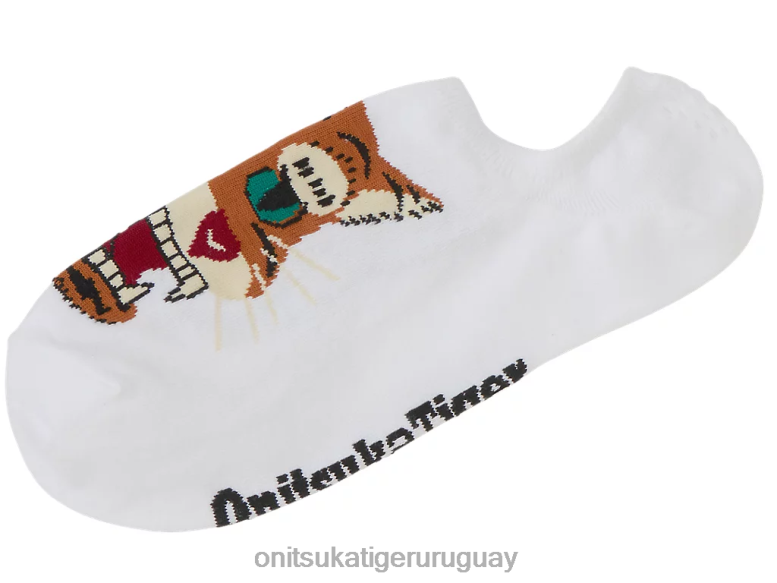 Onitsuka Tiger calcetines invisibles unisexo J06BX487 blanco accesorios