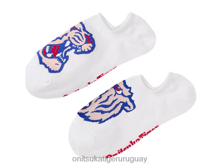 Onitsuka Tiger calcetines invisibles unisexo J06BX489 blanco accesorios