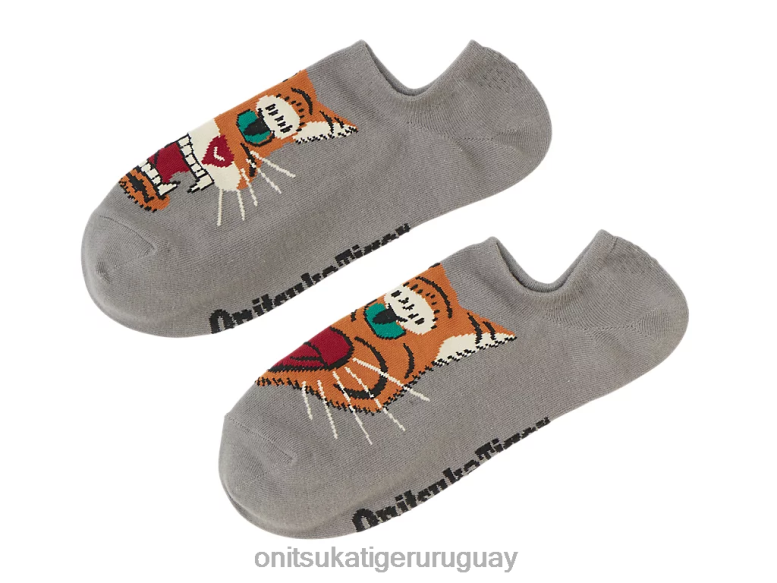 Onitsuka Tiger calcetines invisibles unisexo J06BX491 cuero gris accesorios