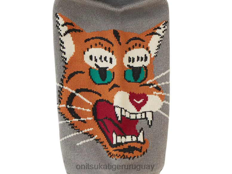 Onitsuka Tiger calcetines invisibles unisexo J06BX491 cuero gris accesorios