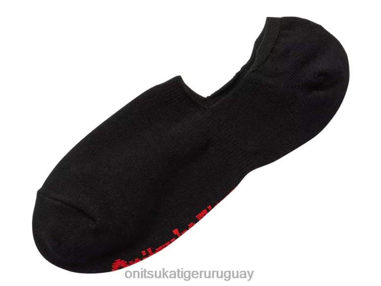 Onitsuka Tiger calcetines invisibles unisexo J06BX530 negro/rojo accesorios