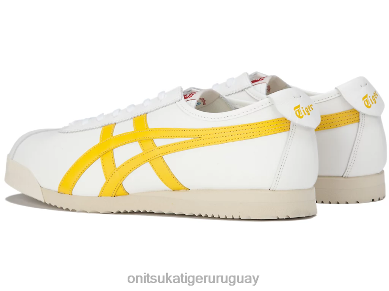Onitsuka Tiger calentarse nm unisexo J06BX255 blanco amarillo zapatos