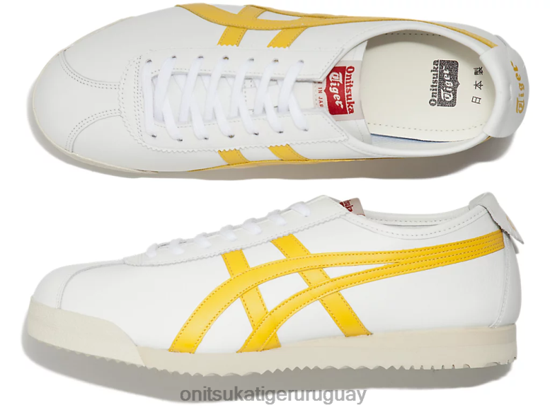 Onitsuka Tiger calentarse nm unisexo J06BX255 blanco amarillo zapatos