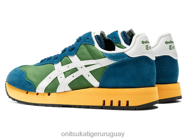 Onitsuka Tiger calibre x unisexo J06BX10 verde espinaca/blanco zapatos