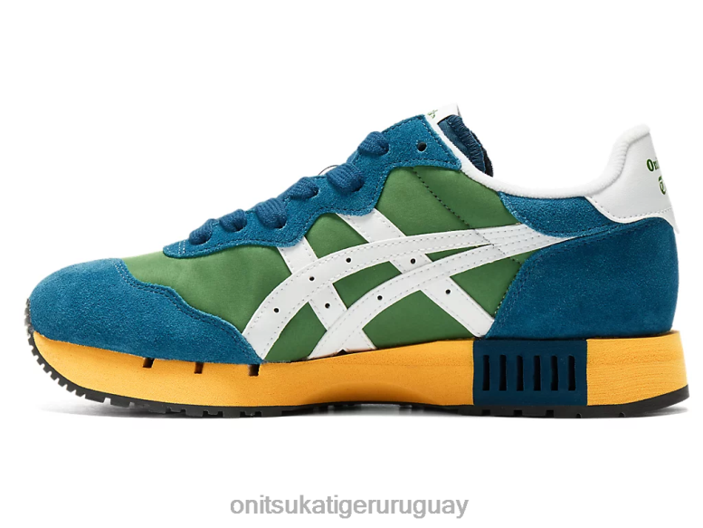 Onitsuka Tiger calibre x unisexo J06BX10 verde espinaca/blanco zapatos