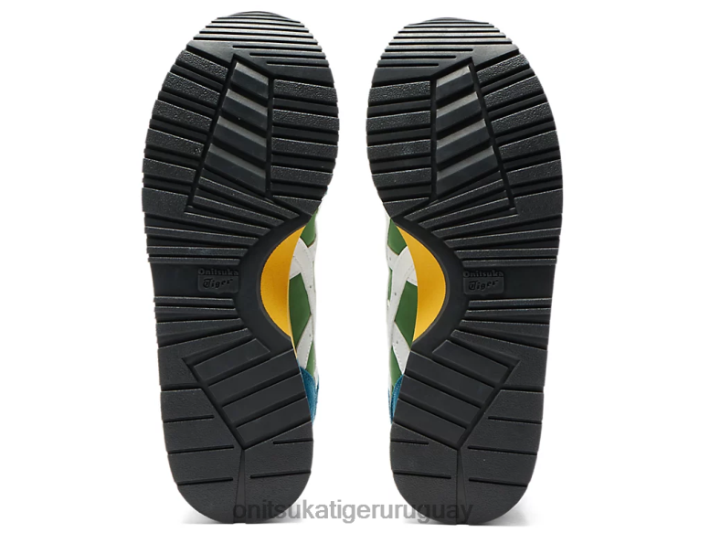 Onitsuka Tiger calibre x unisexo J06BX10 verde espinaca/blanco zapatos