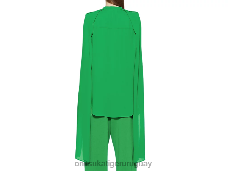 Onitsuka Tiger camisa mujer J06BX597 verde ropa