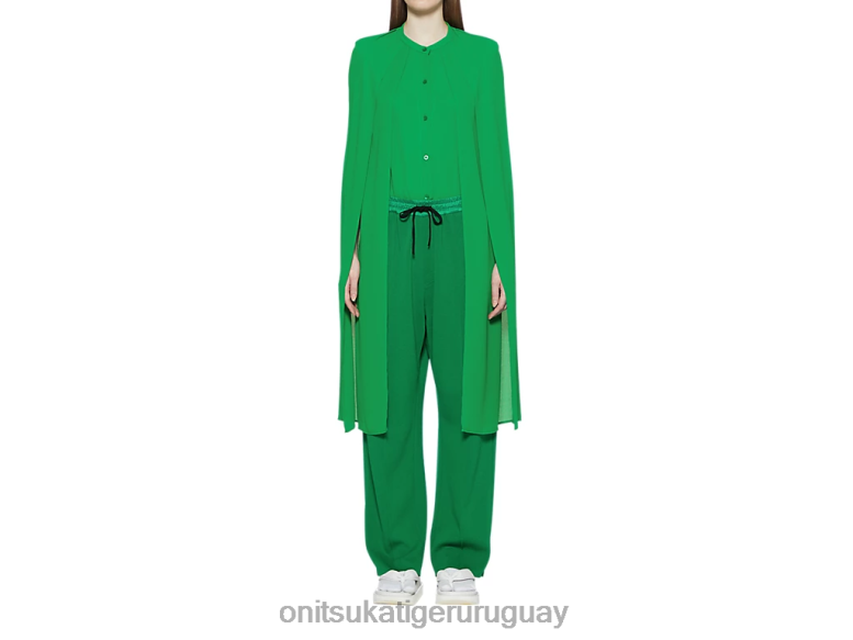 Onitsuka Tiger camisa mujer J06BX597 verde ropa
