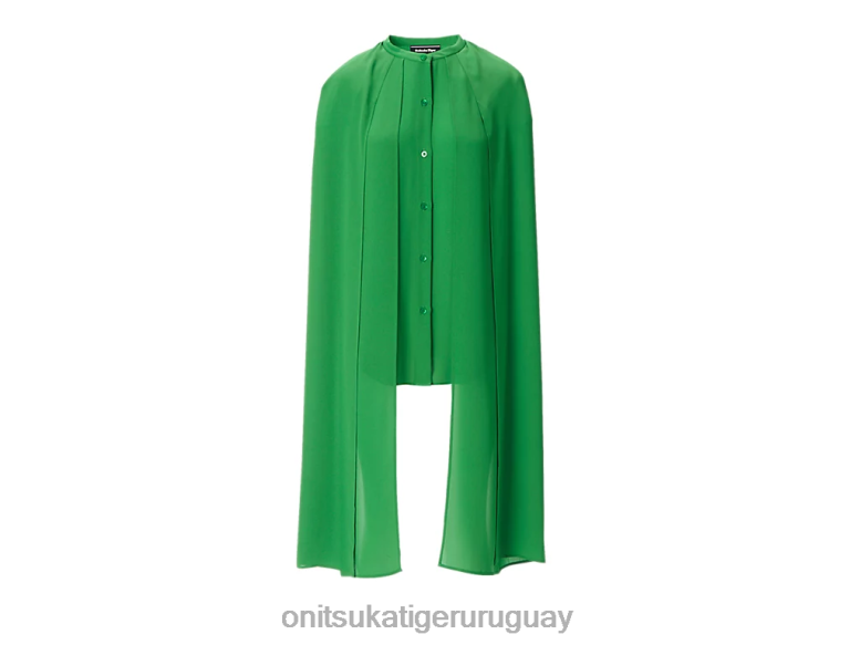 Onitsuka Tiger camisa mujer J06BX597 verde ropa