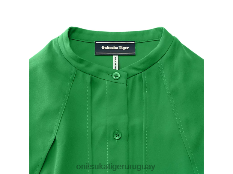 Onitsuka Tiger camisa mujer J06BX597 verde ropa