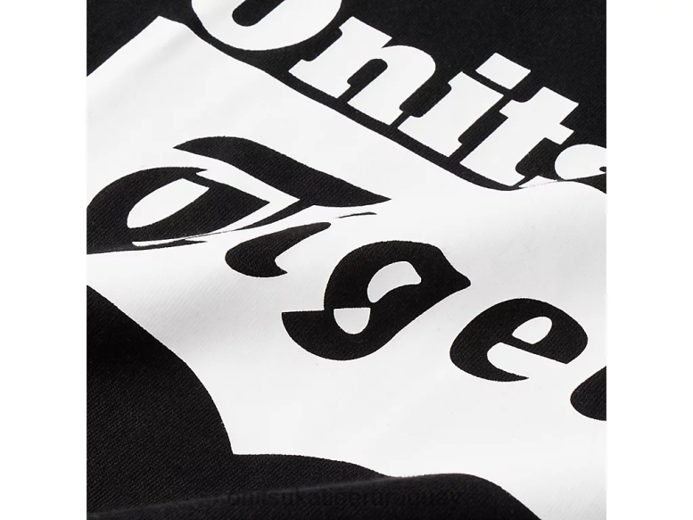 Onitsuka Tiger camiseta con logo niños J06BX661 blanco negro ropa