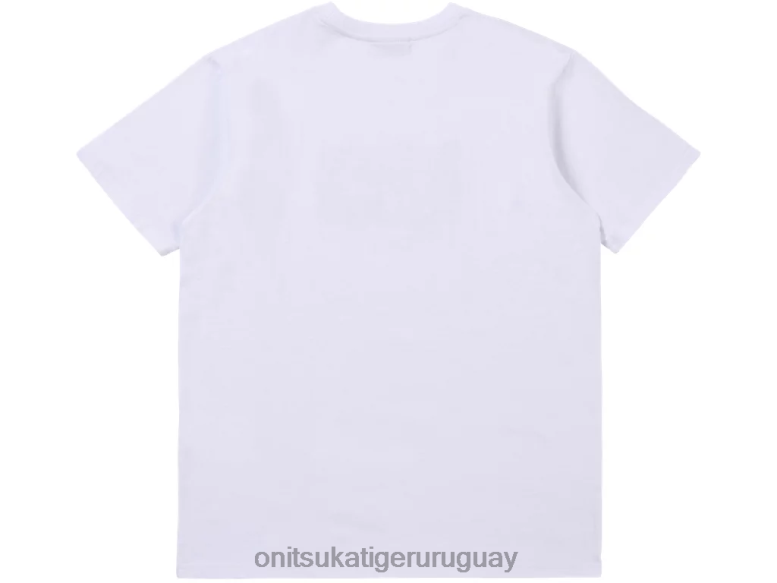 Onitsuka Tiger camiseta con logo unisexo J06BX482 oro blanco real/rico ropa