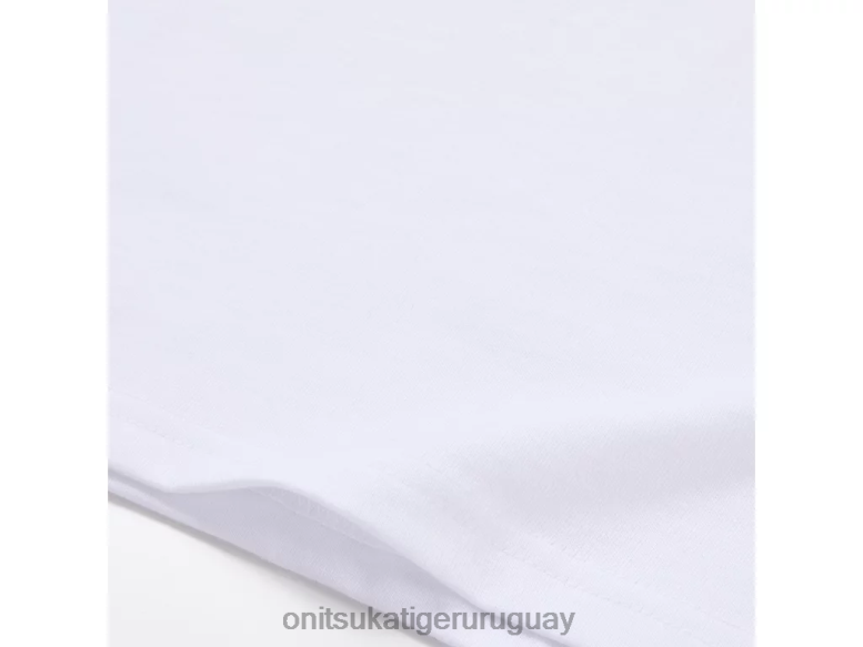 Onitsuka Tiger camiseta con logo unisexo J06BX482 oro blanco real/rico ropa