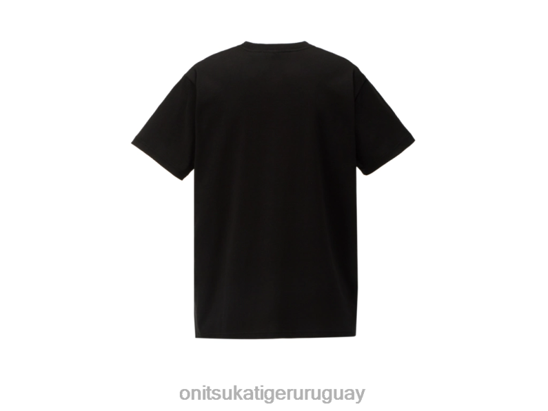 Onitsuka Tiger camiseta gráfica hombres J06BX424 negro ropa