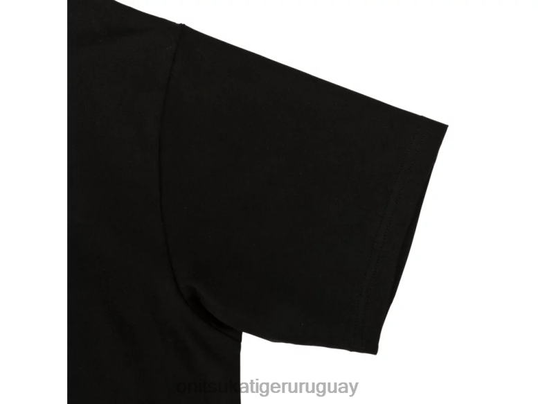 Onitsuka Tiger camiseta gráfica hombres J06BX424 negro ropa
