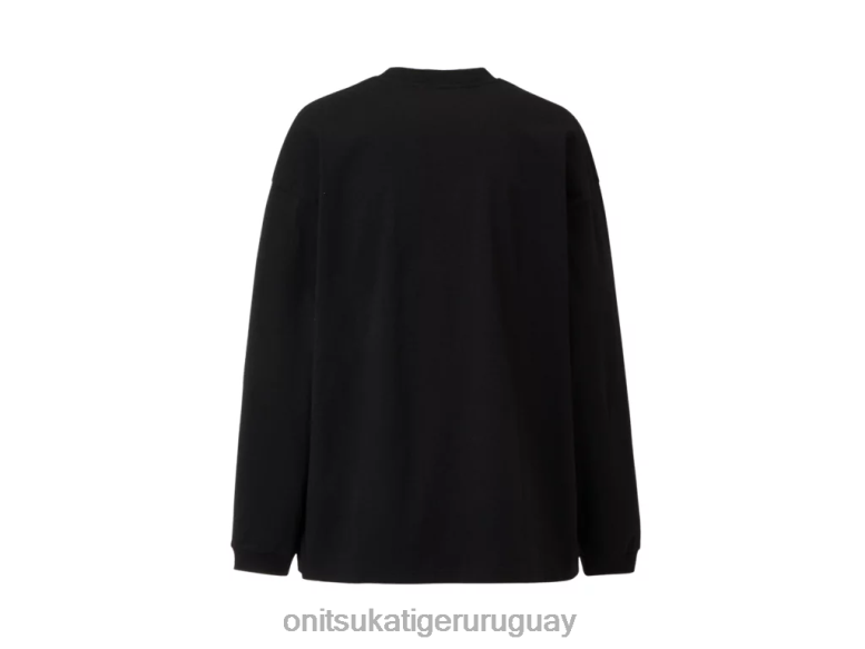 Onitsuka Tiger camiseta gráfica hombres J06BX426 negro ropa
