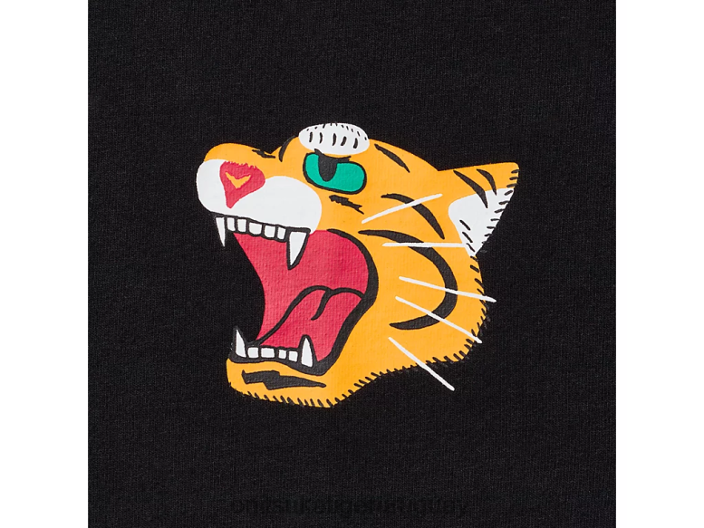 Onitsuka Tiger camiseta gráfica hombres J06BX431 negro ropa