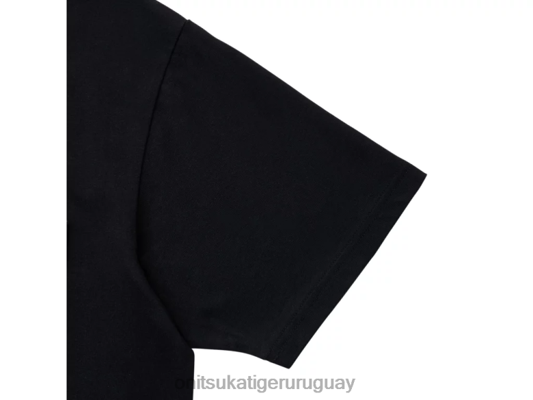 Onitsuka Tiger camiseta gráfica hombres J06BX434 negro ropa