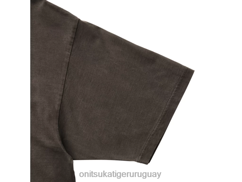 Onitsuka Tiger camiseta gráfica hombres J06BX435 gris oscuro ropa