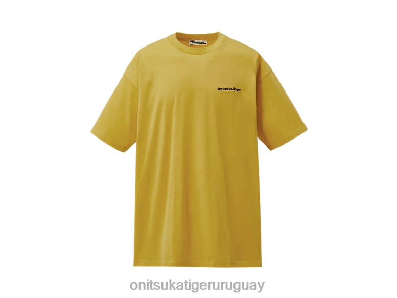 Onitsuka Tiger camiseta gráfica hombres J06BX437 amarillo ropa