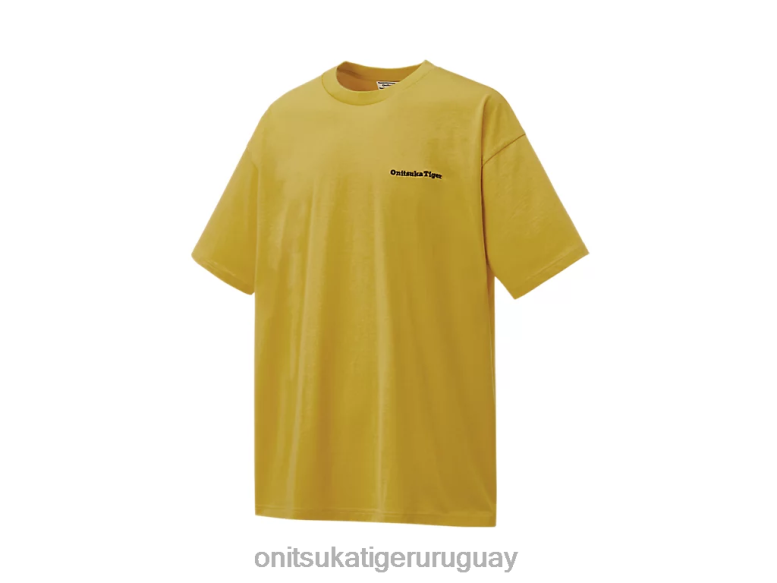 Onitsuka Tiger camiseta gráfica hombres J06BX437 amarillo ropa