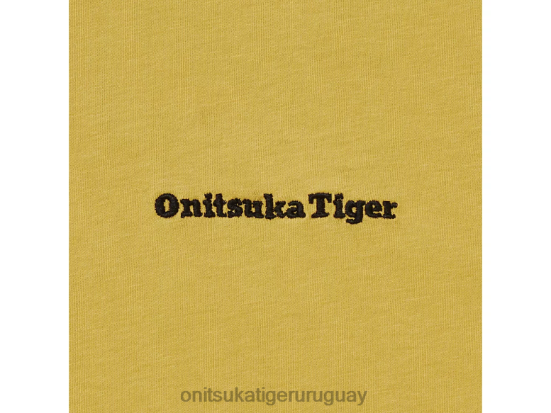 Onitsuka Tiger camiseta gráfica hombres J06BX437 amarillo ropa