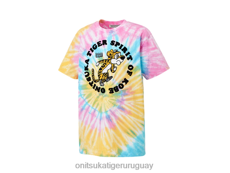 Onitsuka Tiger camiseta gráfica hombres J06BX443 rojo ropa