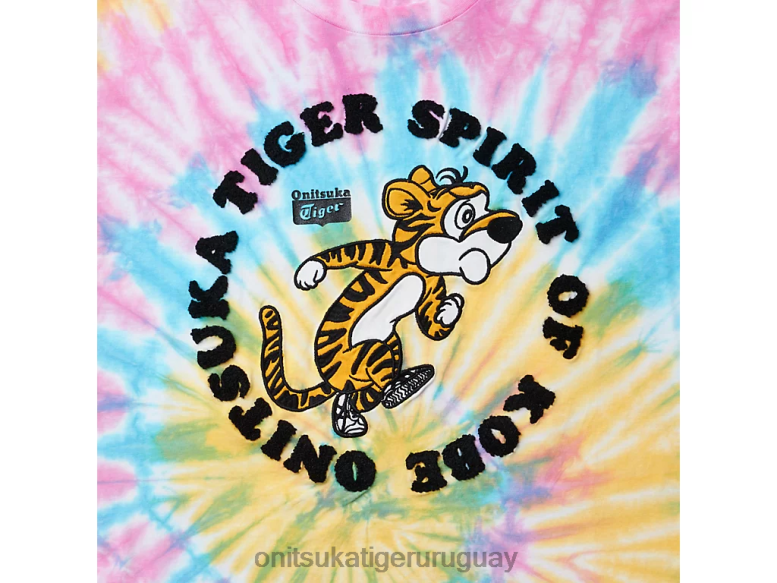 Onitsuka Tiger camiseta gráfica hombres J06BX443 rojo ropa